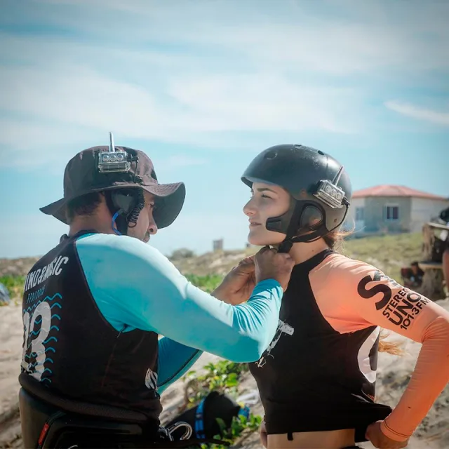 Kitesurfing in La Ventana